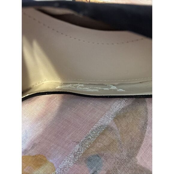 NWT Calvin Klein Black Suede Round Toe Cork Platform 5 in Heels Size 8.5 - Picture 12 of 12